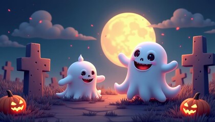  Spooky Halloween fun with ghostly friends