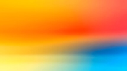 Obraz premium Abstract Gradient Background in Yellow Orange and Blue Colors