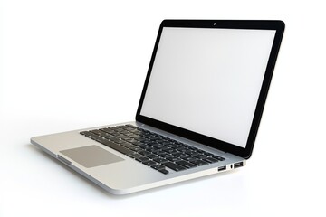 Laptop Mockup on Isolated white background created with Generative AI