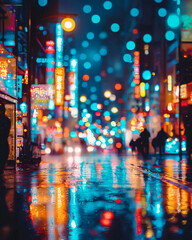 Fototapeta premium High-Quality Bokeh Background Wallpaper: Elegant Blur Effect for Stunning Visual Depth