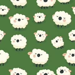 Cute Sheep Pattern.