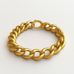Obraz premium Gold Chain Bracelet.
