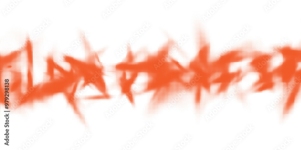 Poster monochrome printing raster. abstract vector halftone background. an abstract background consisting o