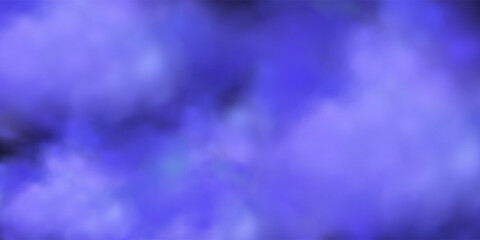 Panoramic abstractblue sky background. Skyscape with fluffy clouds. Gradient fantasy paradise background.