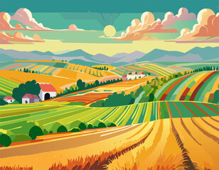 Obraz premium Agriculture industry, development, economy and Investment growth concept.