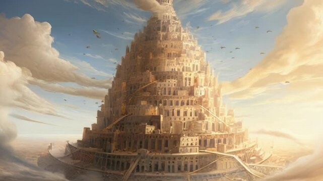 Famous Babylon tower