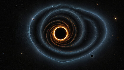 Black Hole in Space Graphic Resource
