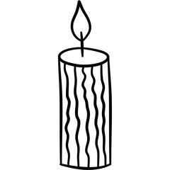 Doodle Candle