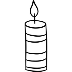 Doodle Candle