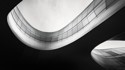 Obraz premium Curved Glass Architecture