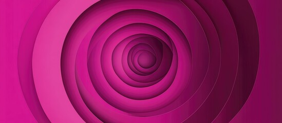 Obraz premium Flat art design featuring a circular magenta backdrop