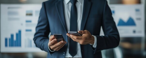 Financial expert presenting data on mobile banking access in underdeveloped regions, financial inclusion strategies, digital finance for underserved communities