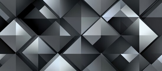 Obraz premium Abstract gray rhombus pattern with a creative repeatable design suitable for use as a background