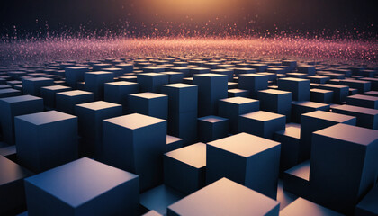 Obraz premium Abstract photo of boxes