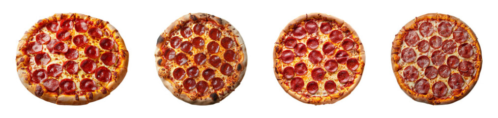 Pizza Isolated On A Transparent Background.