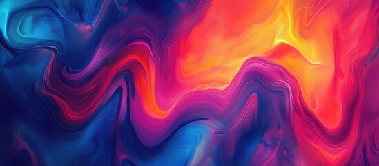 Vibrant background with abstract hues