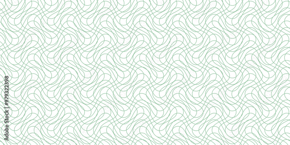 Poster Guilloche pattern. Vector background with cheque watermark for certificate or diploma and currency design. Texture for chevrons in soft color for gift voucher, ticket, check, money, banknote