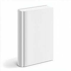 シンプルで洗練された白い本の表紙