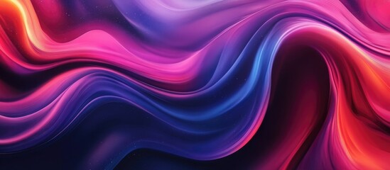 Fototapeta premium Colorful fluid gradient wallpaper background with a dark and elegant aesthetic