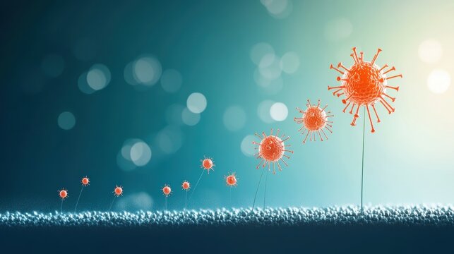 A diagram illustrating the lytic cycle of a bacteriophage, depicting its steps from attachment to lysis.