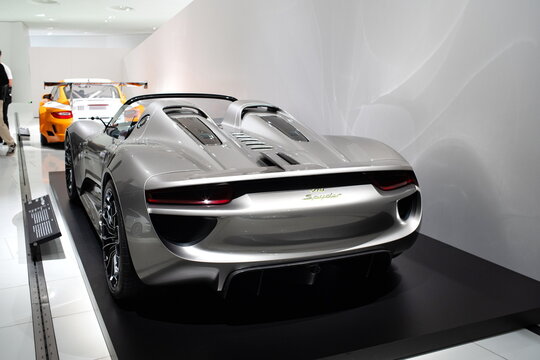 14-09-2024, Stuttgart, Germany. Porsche Museum.Type 918 Spyder hypercar
