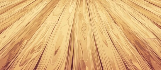 Beautiful Light Natural Wood Grain Floor Simple Oak Flooring