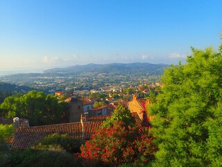 view of the town southern france