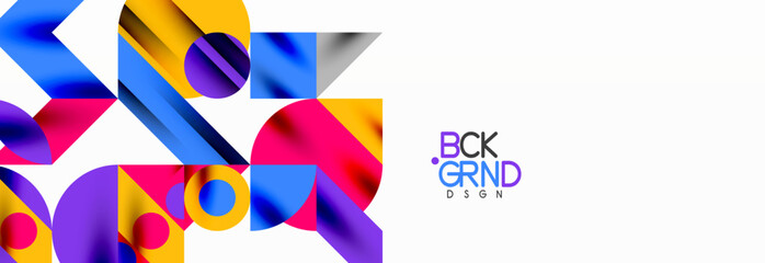 Trendy triangles lines, round elements and circles. Vector Illustration For Wallpaper, Banner, Background, Card, Book Illustration, landing page