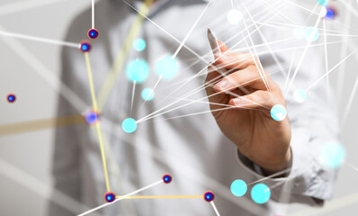 people network structure HR - Human resources management and recruitment