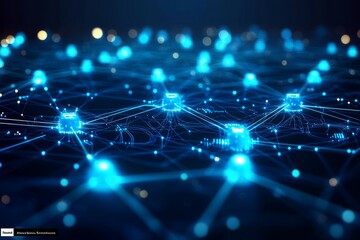 Fototapeta premium The Matrix of Innovation, Digital Transformation