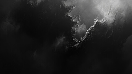 A dark gradient moving from shadowy gray to deep obsidian black, with subtle highlights adding a sense of mystery.