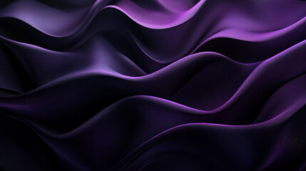 Fototapeta premium A dramatic gradient moving from dark violet to nearly black, with smooth transitions and textured lighting for a rich, intense surface.
