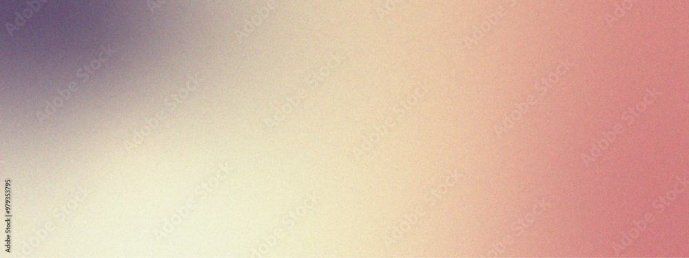 Aufkleber Abstract colorful gradient background with soft blur noisy grainy texture. Vibrant gradient background with a textured grainy surface. Neutral minimalists grainy design.