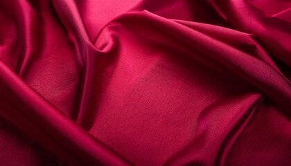 vibrant crimson fabric showcasing rich textures dynamic layers