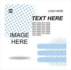 Social media feed. vector illustration design template for posts and stories. Eps 10