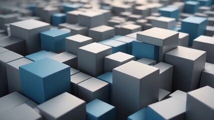 Obraz premium Abstract cubes background.