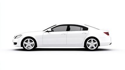 Naklejka premium Sleek Modern Sedan Car Luxury Image