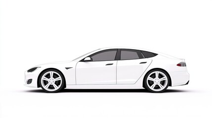 Fototapeta premium Sleek Modern Car in Pristine Condition