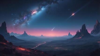 Fototapeta premium Stunning High-Resolution Space and Galaxy Wallpaper