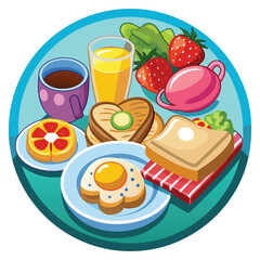 Breakfast Vector Illustration