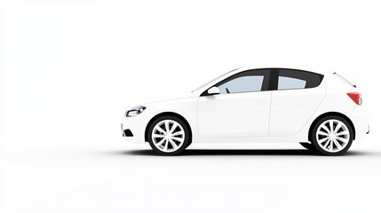 Fototapeta premium Sleek Modern Hatchback Car Photo