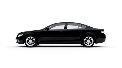 Obraz premium Sleek, Black Sports Car Design