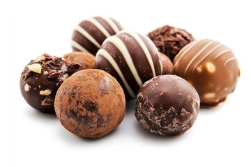 Chocolate truffles chocolates confectionery desserts.