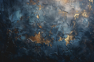 dark background Oil paint, gilded, marble texture, has spots, low saturation.