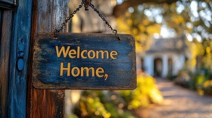 Welcome Home Sign