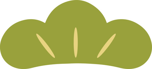 Traditional Japanese vintage pine leaves