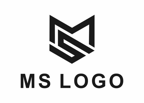 letter ms logo, design, vector, illustration, creative icon, template