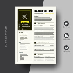 Modern Creative Resume Cv Template