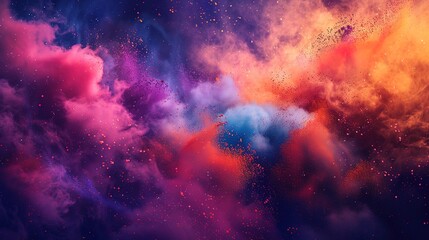 Fototapeta premium Clourful cloud wallpaper