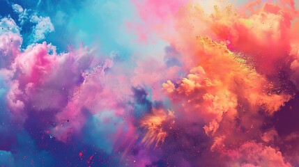 Clourful cloud wallpaper